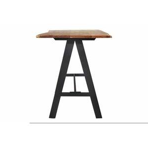 MAMMUT barna akácfa bárasztal 120cm kép