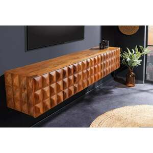 VULCANO barna mangófa tv szekrény 160cm kép