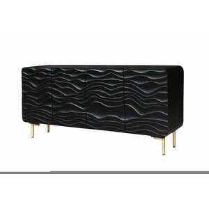 LAGOON fekete mangófa komód 160cm kép