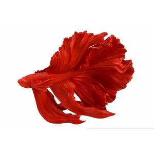 CROWNTAIL piros 3d hal dekoráció 35cm kép