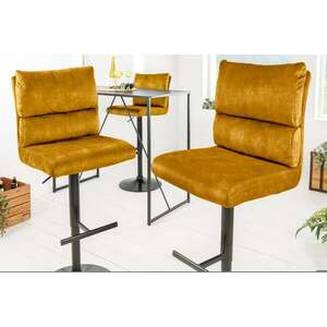COMFORT mustársárga fém bárszék kép