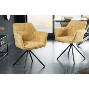 VERONA mustársárga forgószék kép