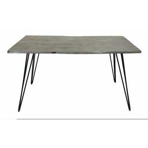 SCORPION szürke tömörfa étkezőasztal 140cm kép