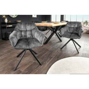 PAPILLON szürke szövet szék kép