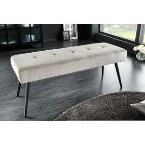 BOUTIQUE világosszürke ülőpad 100cm kép