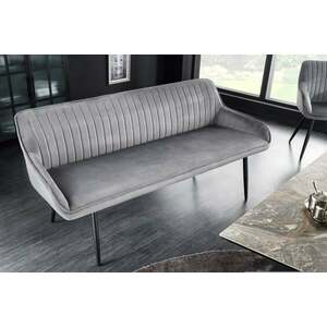 TURIN szürke szövet ülőpad 160cm kép