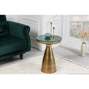 ELEMENTS zöld márvány dohányzóasztal 30cm kép