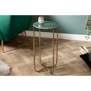 NOBLE I zöld márvány dohányzóasztal 35cm kép