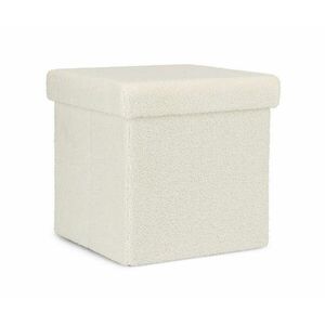 JORIS boucle fehér puff kép