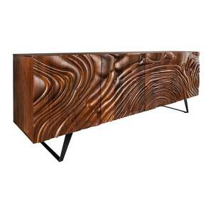 FLUID akácfa dióbarna tálalószekrény kép