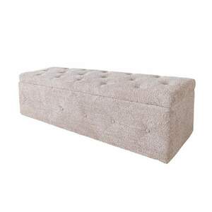 EXTRAVAGANCIA pezsgőszín bouclé ülőpad 140cm kép