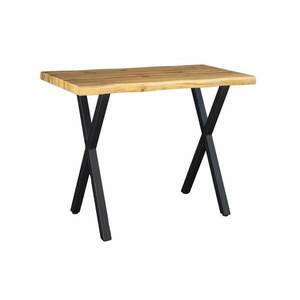 WILD barna tölgyhatású bárasztal 120cm kép