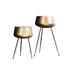 FLOWERS réz virágcserép szett fekete kerettel kép