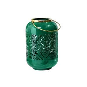 CANDLELIGHT arany zöld lámpás 30cm kép