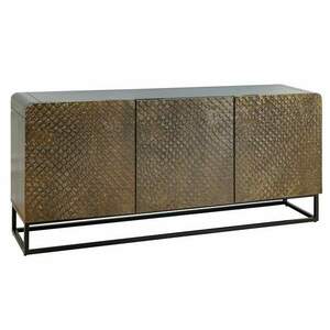 SNAKE fekete-barna mangófa tálalószekrény kép