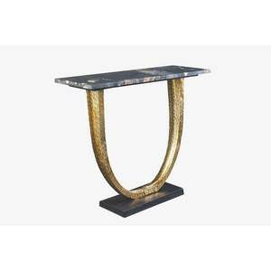 OMEGA fekete márvány konzol asztal kép