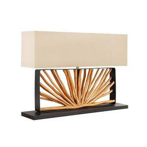 EUPHORIA bézs longán fa asztali lámpa 80cm kép