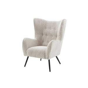 AMSTERDAM greige bouclé fotel kép