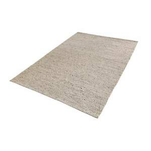 WOOL ezüstszürke gyapjú szőnyeg 160x240cm kép