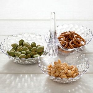 Egymásra helyezhető tálaló 3 az 1-ben kép