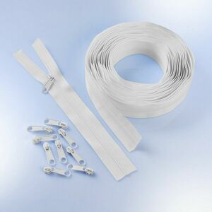 6m végtelenített cipzár+25 db cipzárszán kép