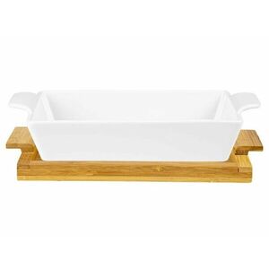 Kerámia sütőtál, szögletes kép