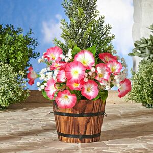 Virágok egy növénycserépben kép