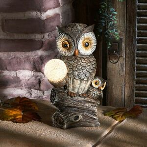 Napelemes bagoly gömb Casa Bonita kép