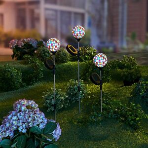 Mozaik napelemes lámpatest kép