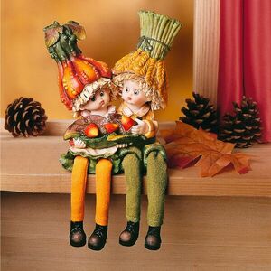 2 ülő Tök gyerekek figura kép