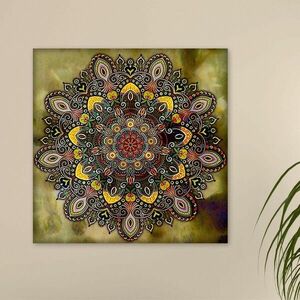 LED-es gyémántfestmény Mandala kép