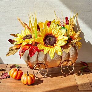 Dekoráció Napraforgós kocsi kép