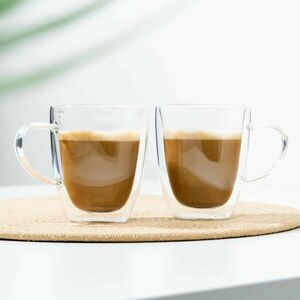 2 db duplafalú Cappuccino pohár, 270 ml kép