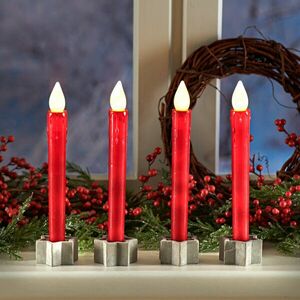 LED gyertyák 4 darabos készlet kép