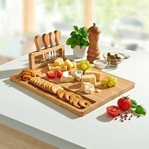 Bambusz sajtdeszka kép