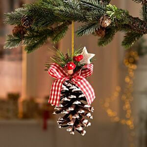 Fenyőtobozdísz kép