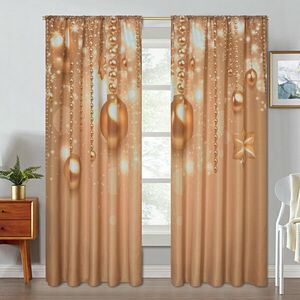 2 karácsonyi függöny, 140x140 cm kép