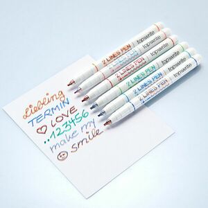 Dupla vonalú tollak 6 darabos készlet kép