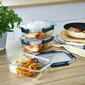 3 db üveg sütőforma szettben kép