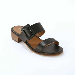 Bőr sarkú papucs kép