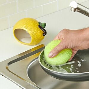 Citromsárga szivacs tartó kép