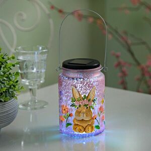 Napelemes lámpás nyuszi kép