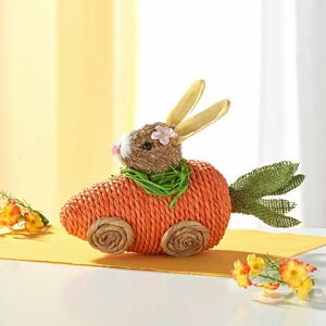 Nyúl sárgarépás autóval kép