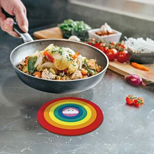 2 db szivárványos alátét szettben kép