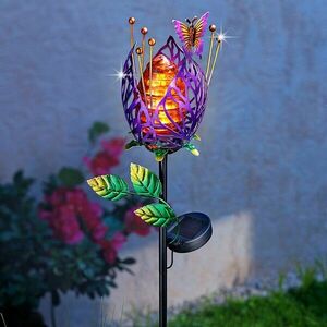 Napkollektoros kerti ültető virág pillangóval kép