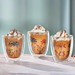 3 db duplafalú kávéspohár kép