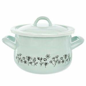 LOUKA zománcozott edény fedővel 2, 3 l kép