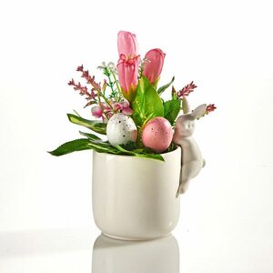 Húsvéti virágcsokor cserépben kép