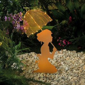 Dekorációs lány esernyővel kép