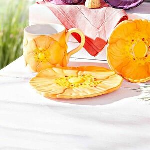 Desszert tányér Nyári virág kép